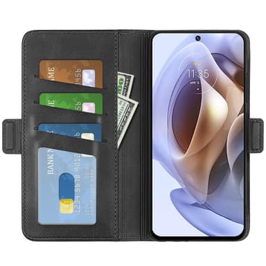 Plånboksfodral Till Motorola Moto G31 / G41 - Svart