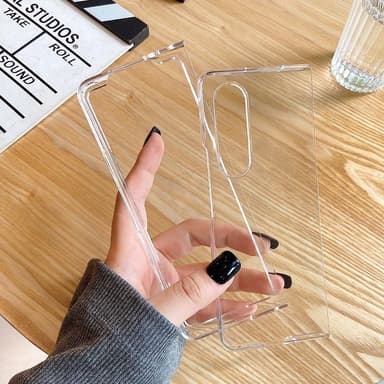 Samsung Galaxy Z Fold 3 5G Transparent hårt Skal Fodral