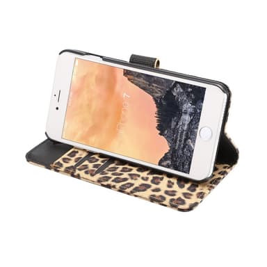 iPhone 7 / iPhone 8 / SE Plånboksfodral / Fodral Leopard Gul - Brun