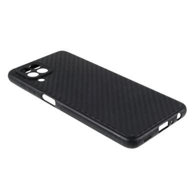 SKALO Samsung A22 4G Carbon Fiber TPU-skal - Svart