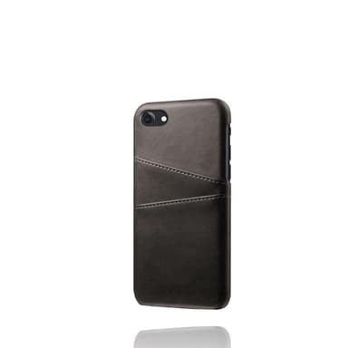 KSQ iPhone 8 / 7 / SE 2020 Skal med kortplats - Svart