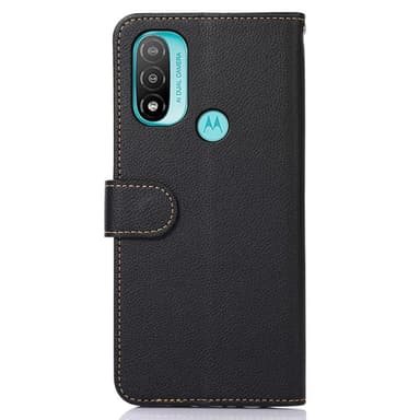 KHAZNEH Motorola Moto E20 / E40 Plånboksfodral - Svart/Röd