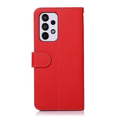 KHAZNEH RFID Block Samsung Galaxy A33 5G Plånboksfodral Röd/Svart