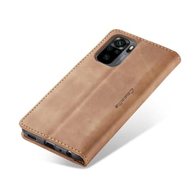 CASEME Plånboksfodral Xiaomi Redmi Note 10 4G / Note 10S - Brun