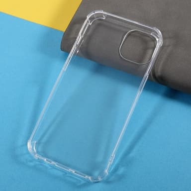iPhone 13 Transparant mjukt TPU Skal Med Förstärkta Hörn