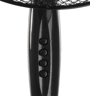 NORDIC HOME CULTURE Golvfläkt, 410 mm, tre hastigheter - Svart