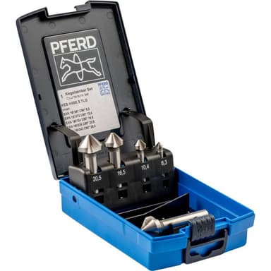 Konisk försänkarset HSS PFERD SET KES HSSE DIN 335 C90°