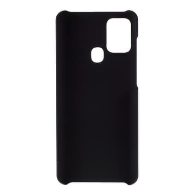 Samsung Galaxy A21s Rubberized HårdPlast Skal - Svart