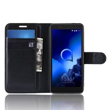 Alcatel 1C (2019) Plånboksfodral / fodral - Svart