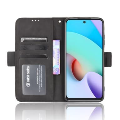 Xiaomi Redmi 10 Plånboksfodral  - Svart