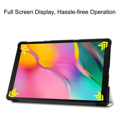 Slim Fit Cover Till Samsung Galaxy Tab A 10.1 (2019) - Vit