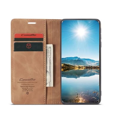 CASEME Plånboksfodral Xiaomi Mi 11 - Brun