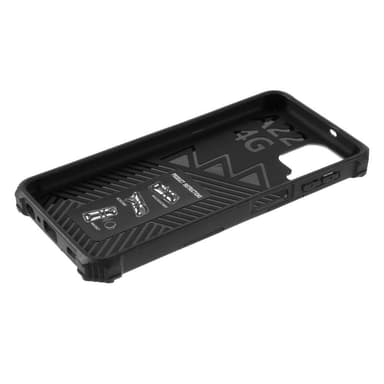 SKALO Samsung A22 4G Armor Phantom Hybrid Skal - Svart
