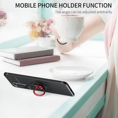 Xiaomi Redmi Note 11 Pro skal med Finger Ring och inbyggd plåt