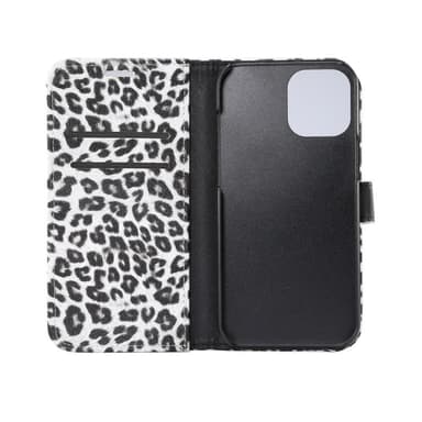 iPhone 12 Pro Max Plånboksfodral Fodral Leopard - Vit