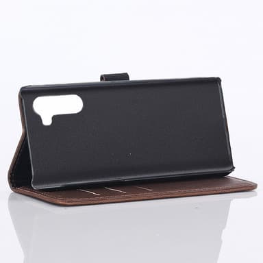 Samsung Galaxy Note 10 Retro Plånboksfodral - Coffee