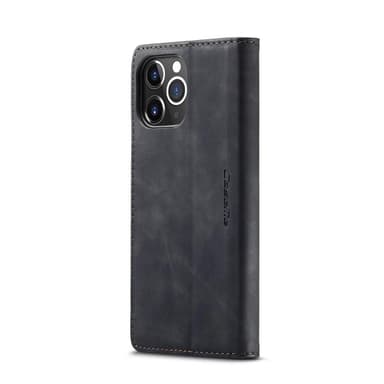 CASEME Plånboksfodral iPhone 12 Pro Max - Svart