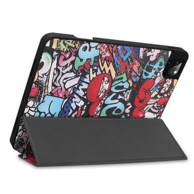 iPad Pro 11 2021 Slim fit tri-fold fodral - Graffiti