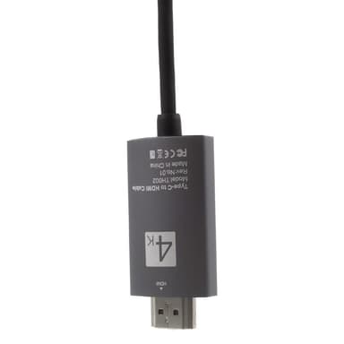 USB-C till HDMI Kabel Adapter 4K High Speed Adapter - Svart