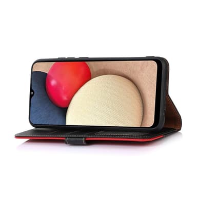KHAZNEH Xiaomi 12 Pro Plånboksfodral Svart/Röd