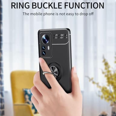 Xiaomi 12 Pro skal med Finger Ring och inbyggd plåt