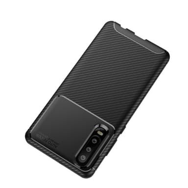 Huawei P30 Karbon fiber Texture Skal - Svart