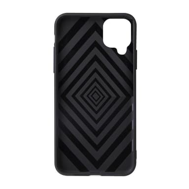 Samsung Galaxy A12 Hybrid skal med Finger Ring - Svart