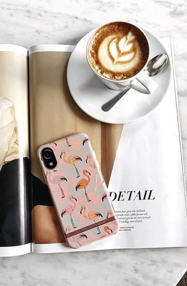 Richmond & Finch skal till IPhone XR - Pink Flamingo