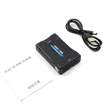 1080P SCART till HDMI Video Audio Converter Adapter HD TV DVD