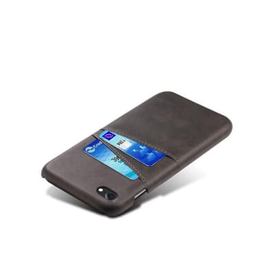 KSQ iPhone 8 / 7 / SE 2020 Skal med kortplats - Svart
