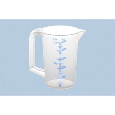 Mätbägare 500 ml Hünersdorff 935000 Polypropolene (PP)
