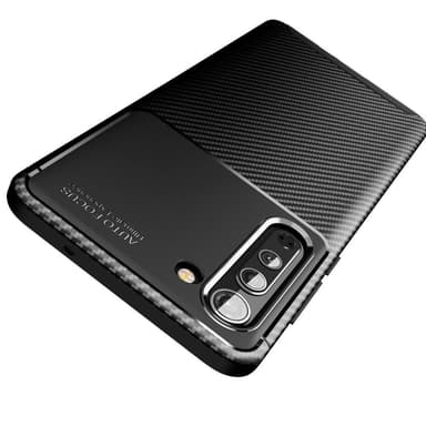 Motorola Edge Karbon fiber Skal - Svart