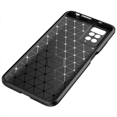 Xiaomi Redmi Note 11 / Note 11S Karbon fiber Texture Skal - Svart
