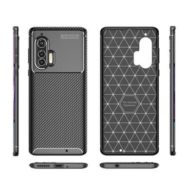 Motorola Edge+ Karbon fiber Skal - Svart