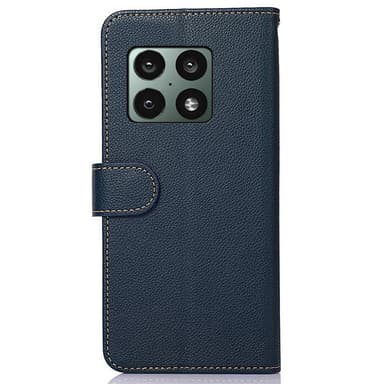 OnePlus 10 Pro 5G KHAZNEH Plånboksfodral - Blå/Brun