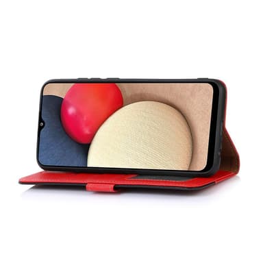 KHAZNEH Motorola Moto E20 / E40 Plånboksfodral - Röd/Svart