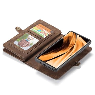 CASEME Samsung Galaxy Note 20 Retro läder plånboksfodral