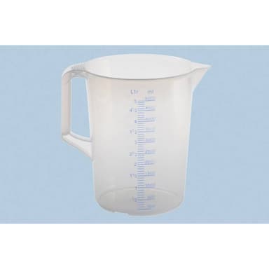Mätbägare 5000 ml Hünersdorff 939000 Plast