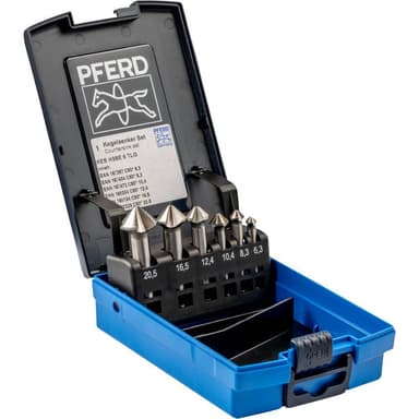 Konisk försänkarset HSS PFERD SET KES HSSE DIN 335 C90°