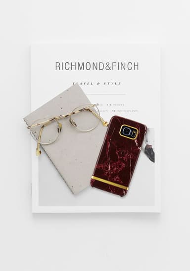 Richmond & Finch skal till Samsung Galaxy S6 Edge - Red Marble