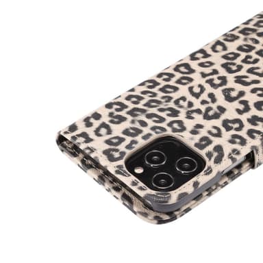 iPhone 12 Pro Max Plånboksfodral Fodral Leopard - Gul