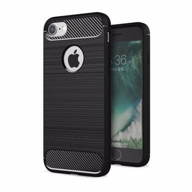 SKALO iPhone 7/8 Armor Carbon Stöttåligt TPU-skal - Grå