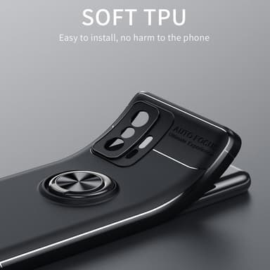 Xiaomi 11T / 11T Pro skal med Finger Ring och inbyggd plåt