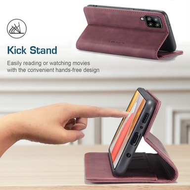 CASEME Plånboksfodral Samsung Galaxy S21+ (Plus) - VinRöd