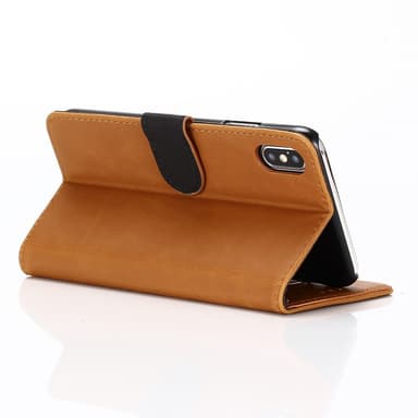 iPhone XS Max Retro Plånboksfodral / Fodral - Brun