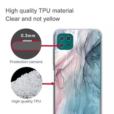 SKALO Samsung A22 5G Marmor TPU-skal - Motiv 8