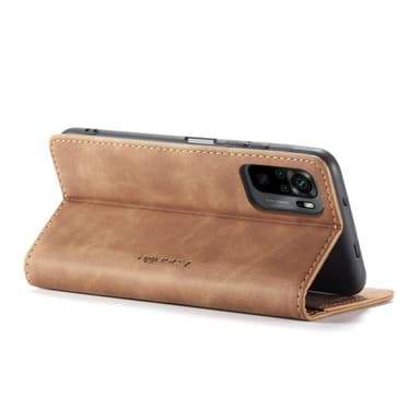 CASEME Plånboksfodral Xiaomi Redmi Note 10 4G / Note 10S - Brun