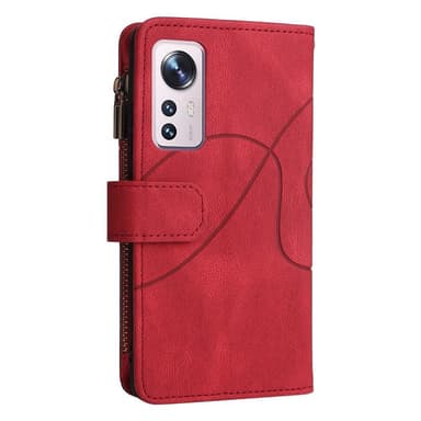 KS Plånboksfodral till Xiaomi 12 - Röd