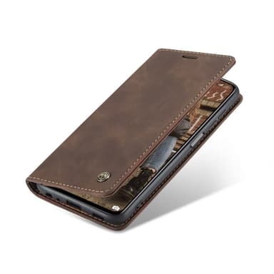 CASEME Plånboksfodral Xiaomi Redmi Note 10 4G / Note 10S - Coffee