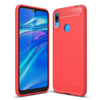 Stöttåligt Armor Carbon TPU-skal Huawei Y7 2019 - Svart - Svart